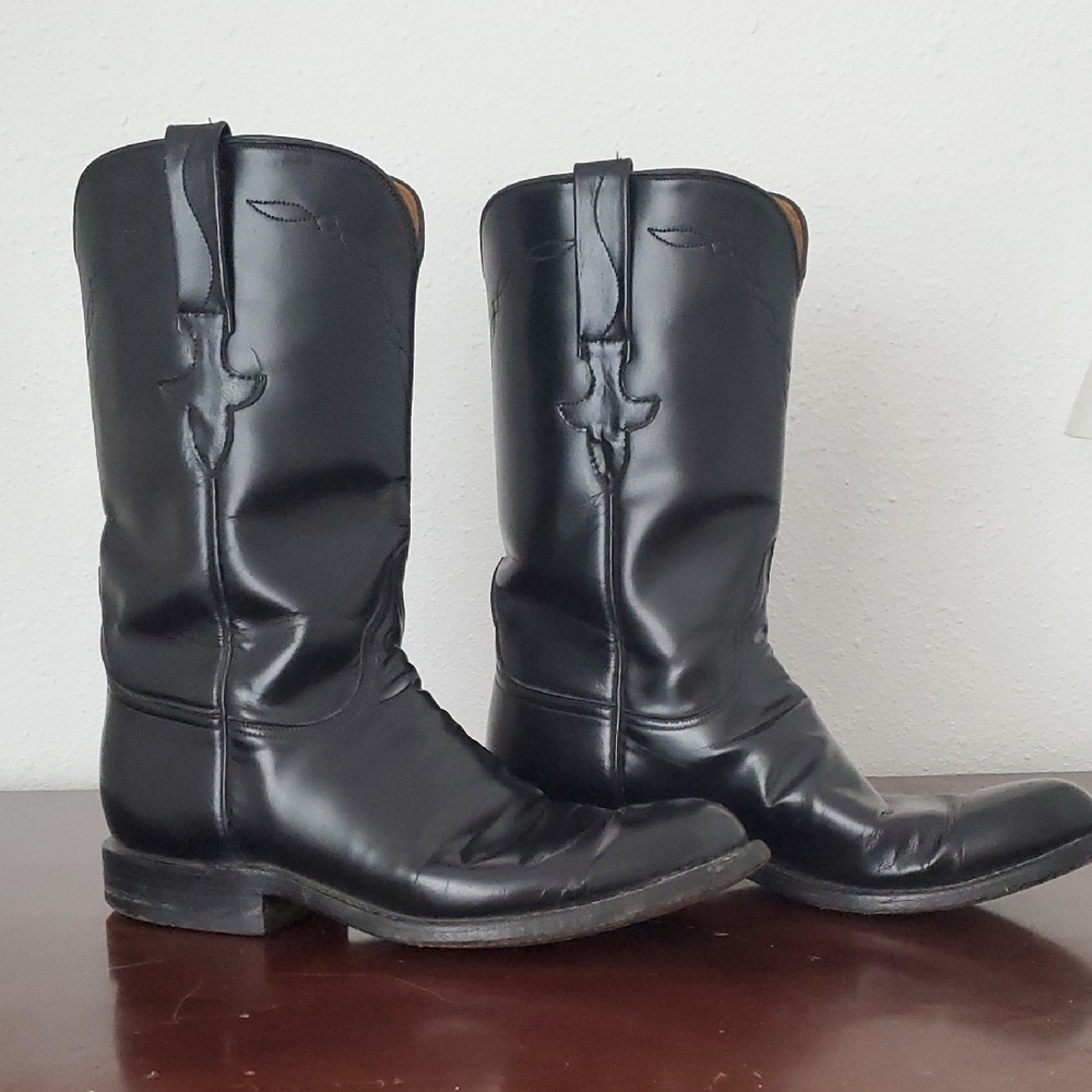 Women's Black Leather Boots